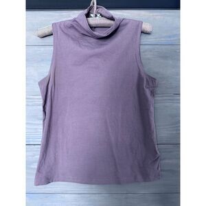 Athleta Turtleneck‎ Tank Top Brown Size XS